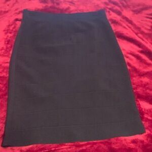 White House, black market, ribbed stretchy skirt